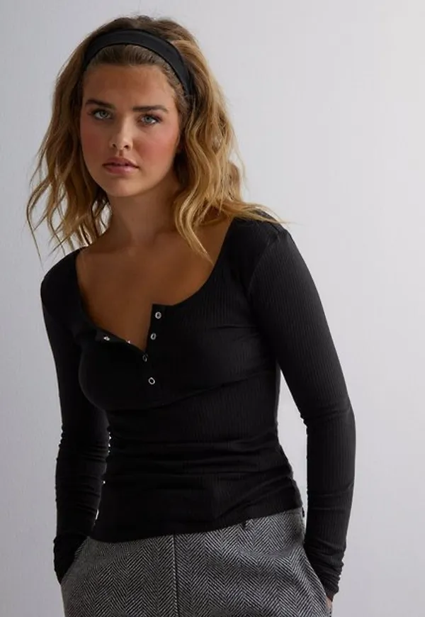 Pieces Pckitte Ls Top Noos Bc Blusar & Skjortor Svart