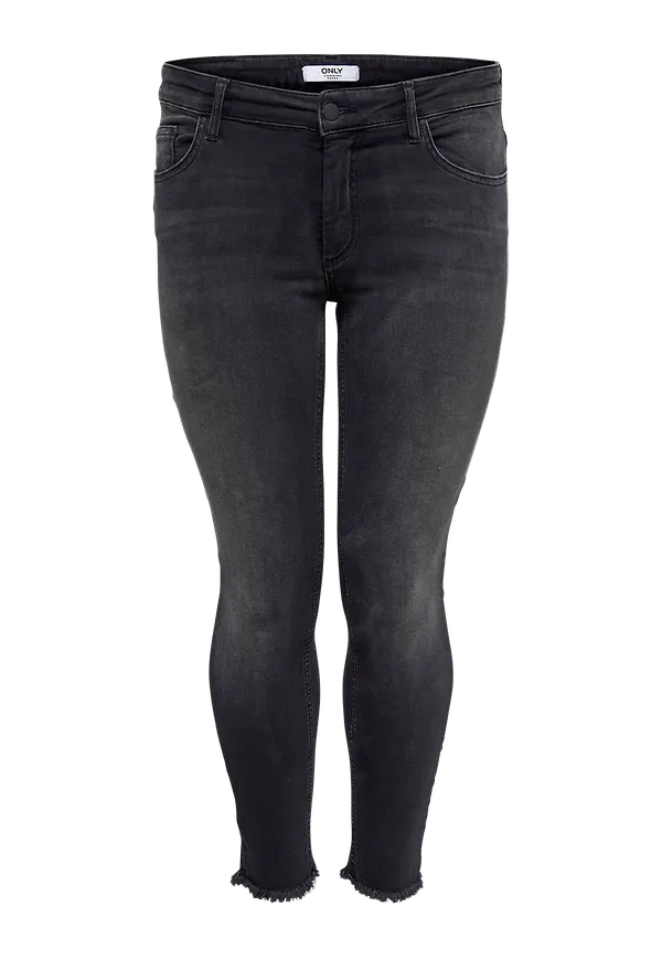 Only Carmakoma - Jeans carWilly Reg Ank Skinny Jeans - Svart