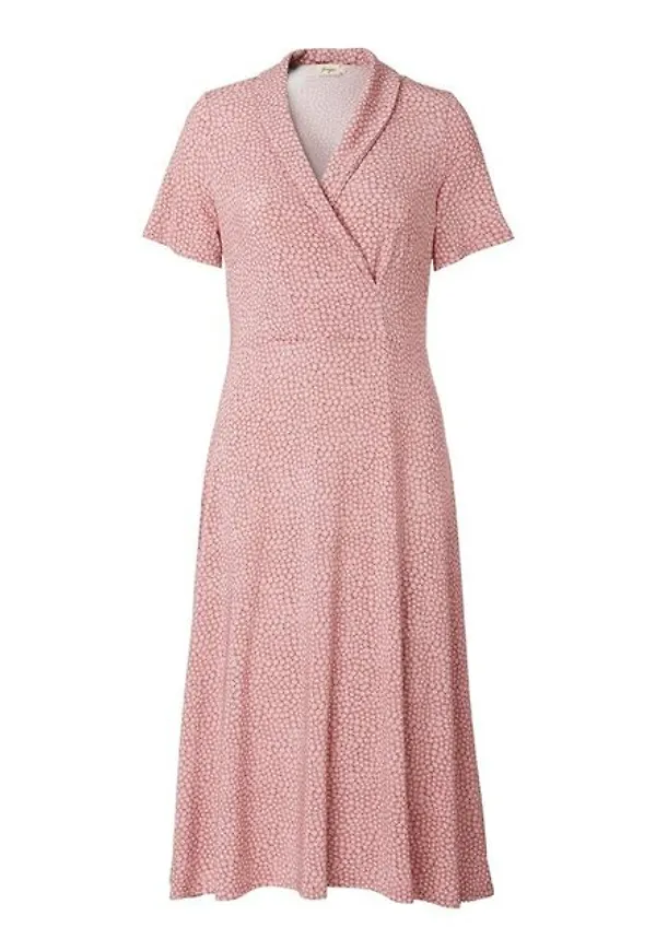 Blommig Klänning I Sval Viskos - Wendy Ss Pink