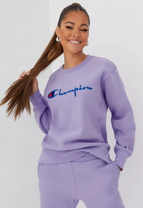 Champion Reverse Weave Crewneck Sweatshirt Sweatshirts Purple