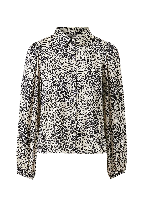 pieces - Blus pcDanni LS Shirt - Natur