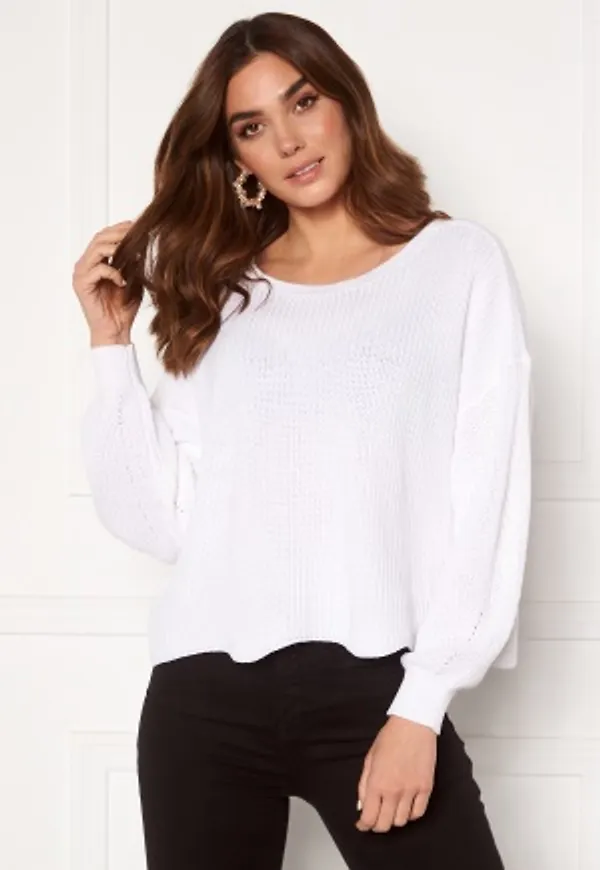 ONLY Hilde Life L/S Pullover Cloud Dancer XS