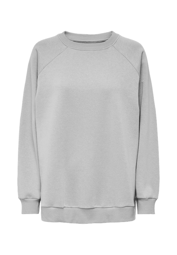 Only - Sweatshirt onlEvery Oversize O-neck Pnt - Grå
