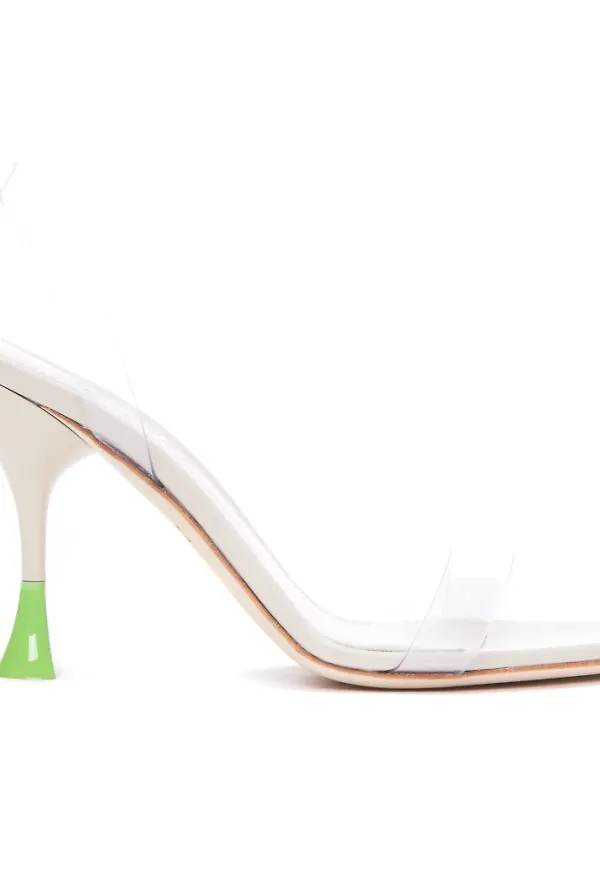 3Juin Heeled Mules Beige, Dam