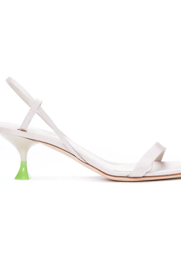 3Juin High Heel Sandals Vit, Dam
