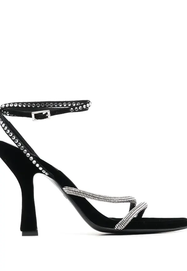 3juin sandaler med strass - Svart