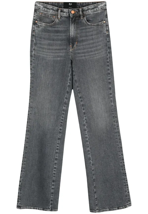 3x1 Farrah flare-jeans - Grå
