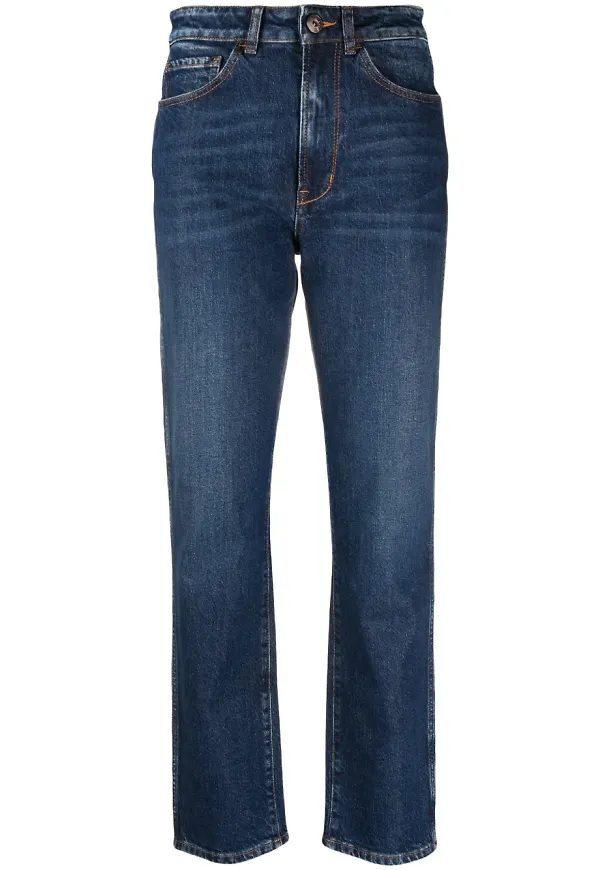 3x1 straight-jeans - Blå