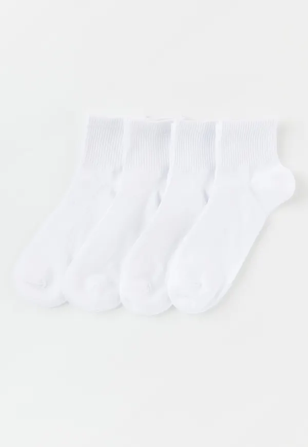 4-pack höga ankelstrumpor