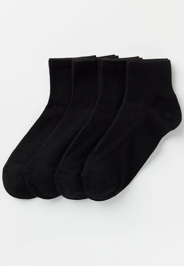 4-pack höga ankelstrumpor