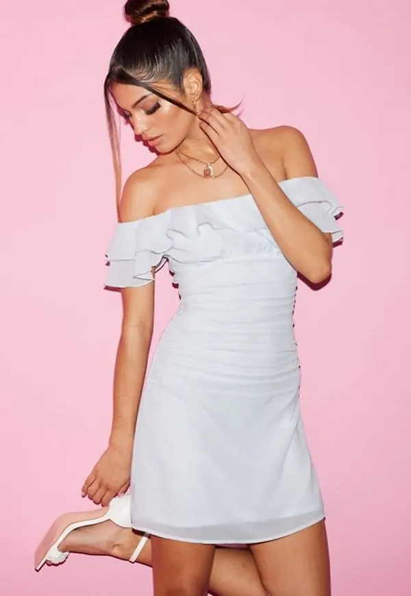 NLY Trend Feeling Good Flounce Dress Fodralklänningar