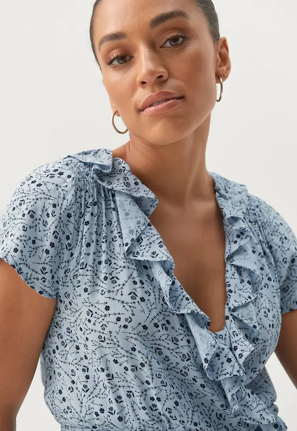 Twist & Tango - Omlottblus Henny Blouse - Blå