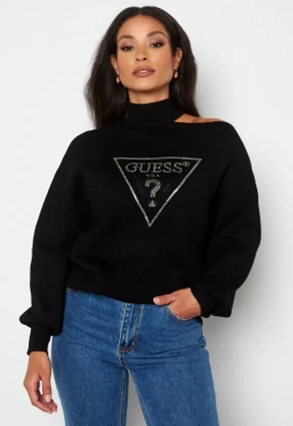 Guess Margot TN LS Sweater JBLK Jet Black A996 L