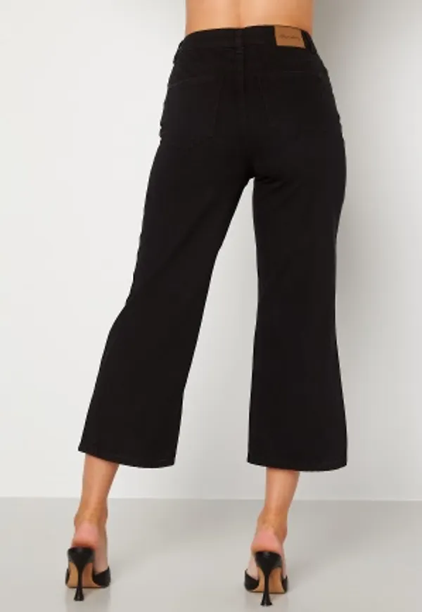 Happy Holly Pamela wide leg culotte jeans Black 38