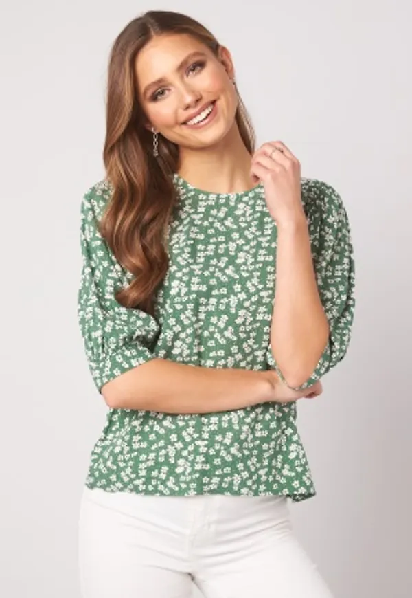 Happy Holly Tris blouse Green / Patterned 52/54