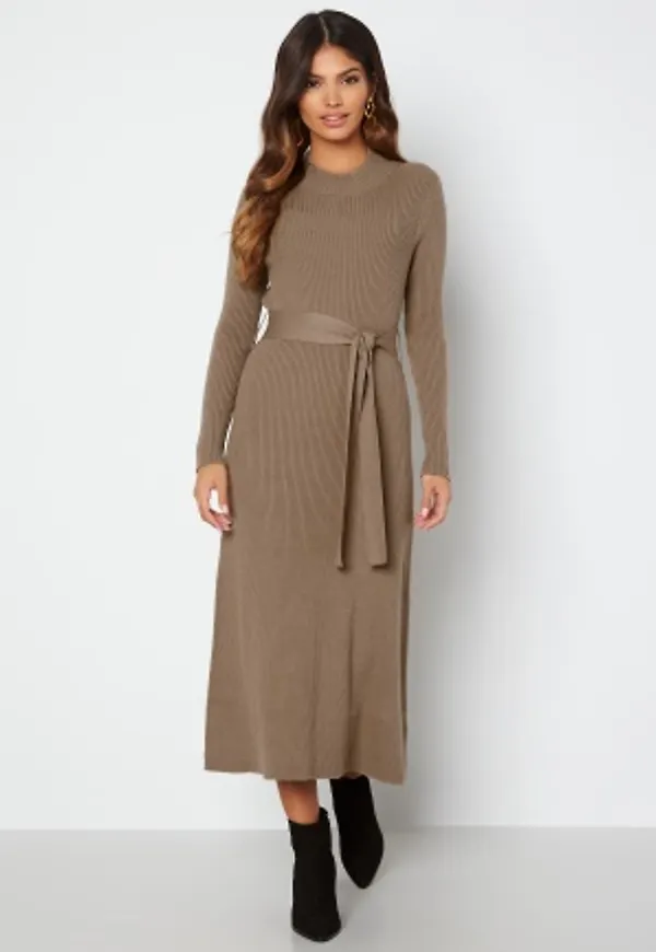 Happy Holly Brooklyn midi knitted dress Mole 40/42