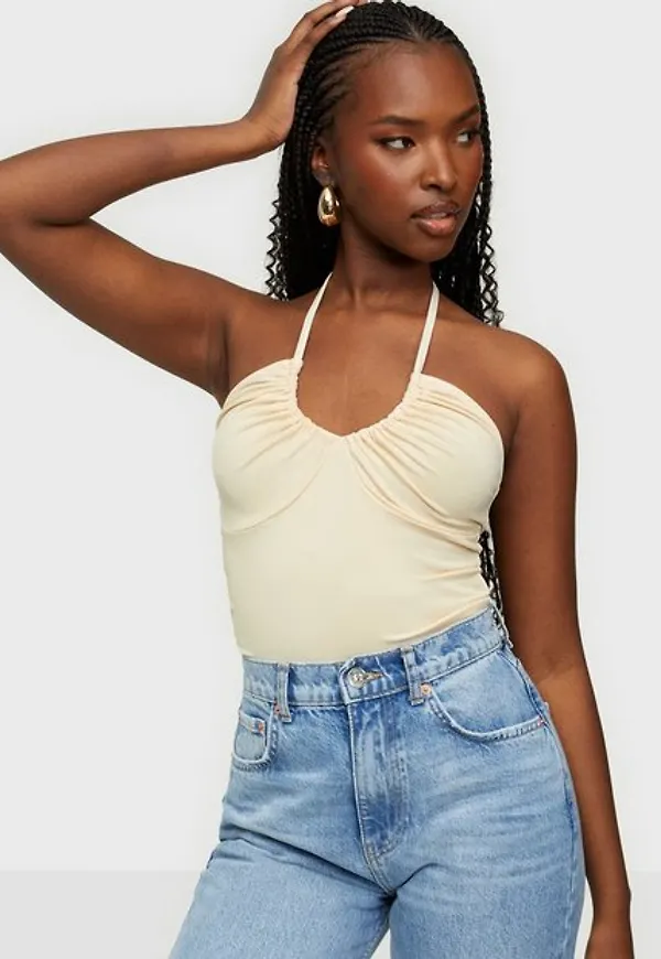 NLY Trend My Luxe Strap Top Linnen