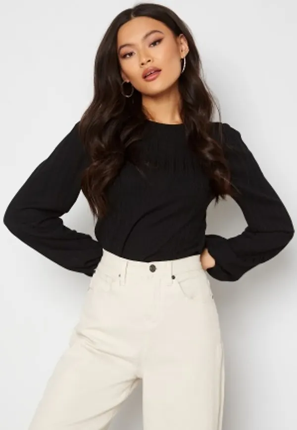 Happy Holly Yaslin top Black 48/50