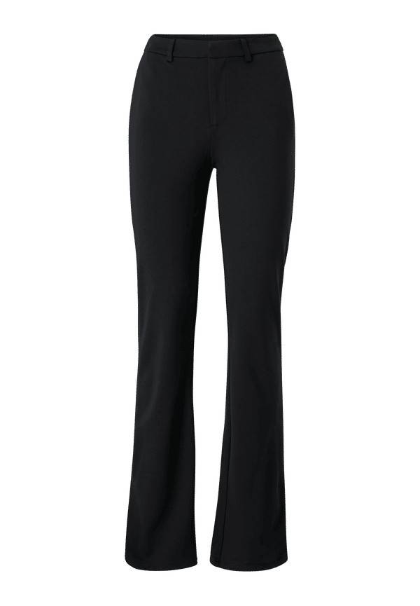Only - Byxor onlVika MW Flared Slit Pant Tlr - Svart