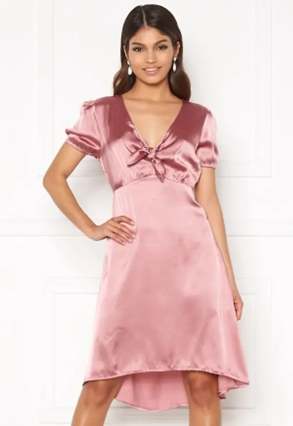 Happy Holly Therese Shiny Dress Lavender 38