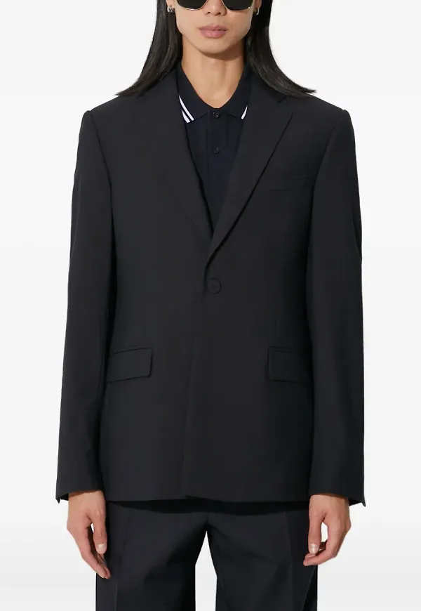 424 enkelknäppt blazer - Blå