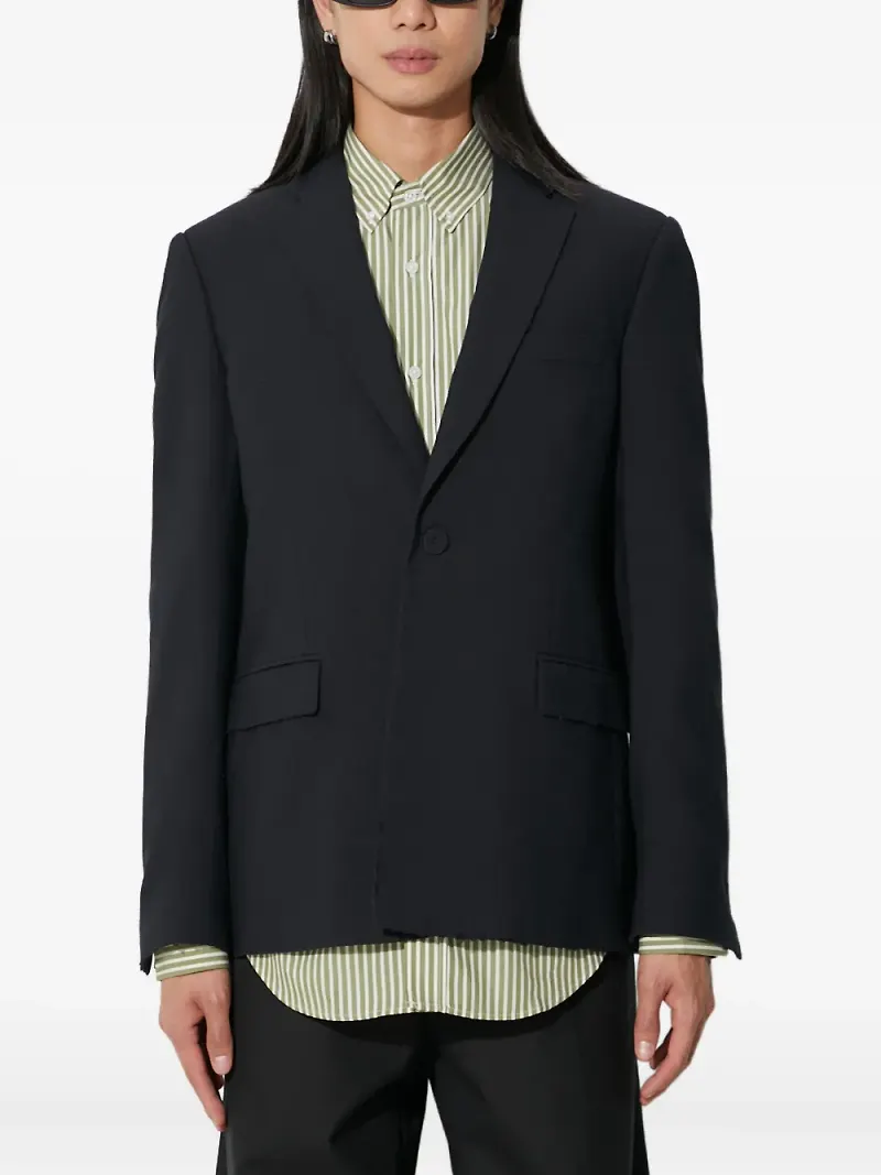 424 enkelknäppt blazer - Blå