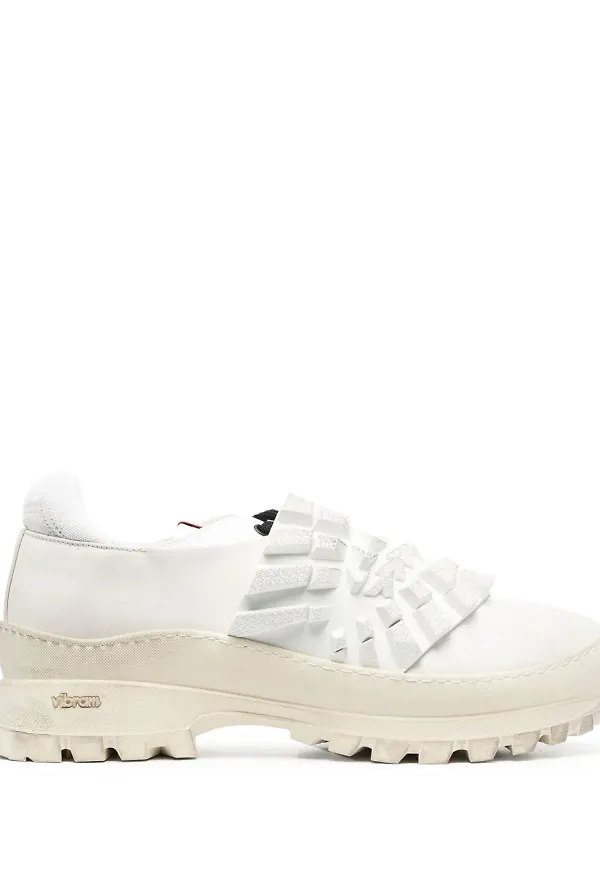 424 grova sneakers med slitning - Vit