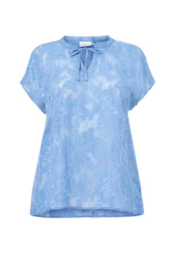 KAFFE Curve - Blus kcMetty Blouse - Blå