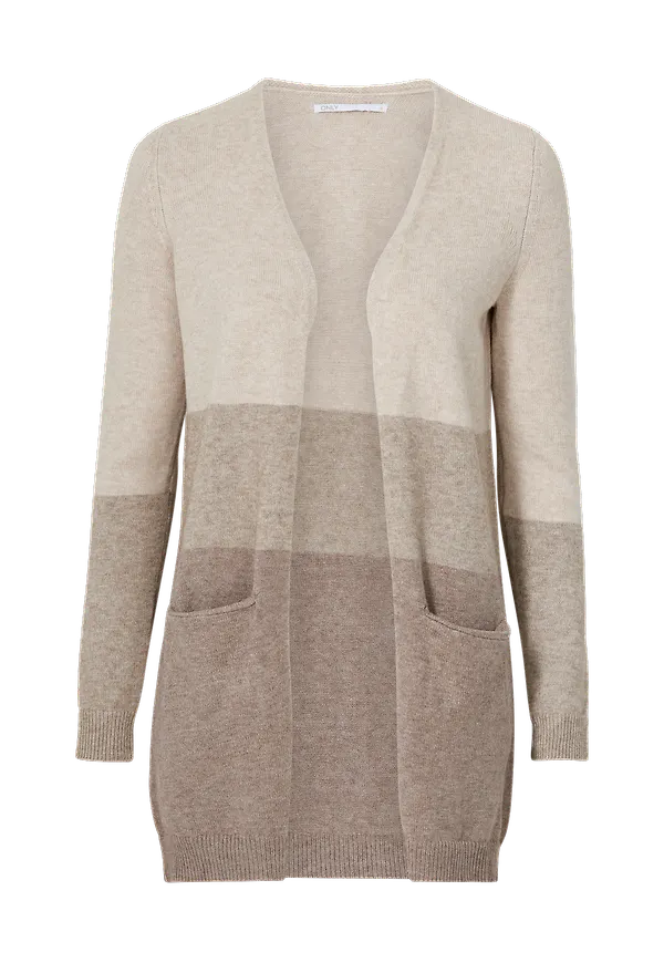 Only - Cardigan onlQueen L/S Long - Beige