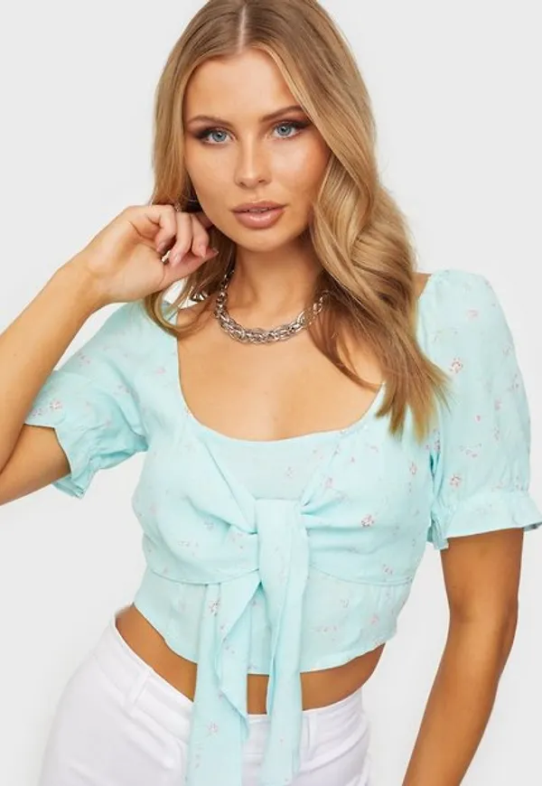 Y.A.S Yasyvonne Ss Cropped Top - Show Festblusar
