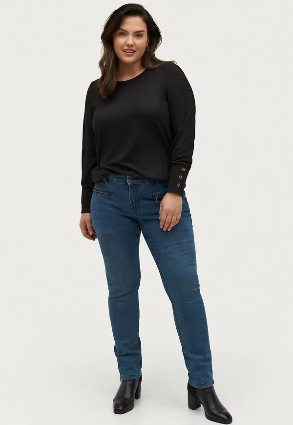 Zizzi - Jeans jEsther Sanna - Blå
