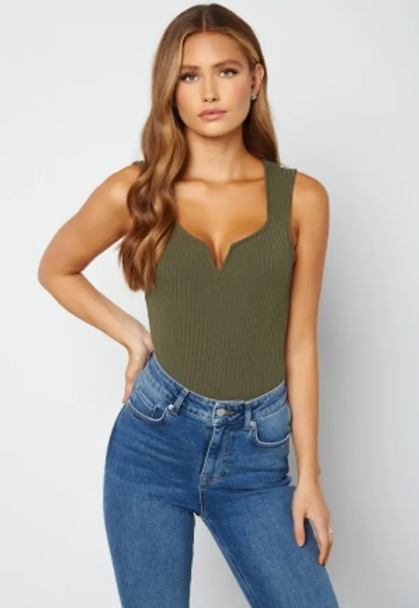 Lojsan Wallin x BUBBLEROOM Rib tank top Green M