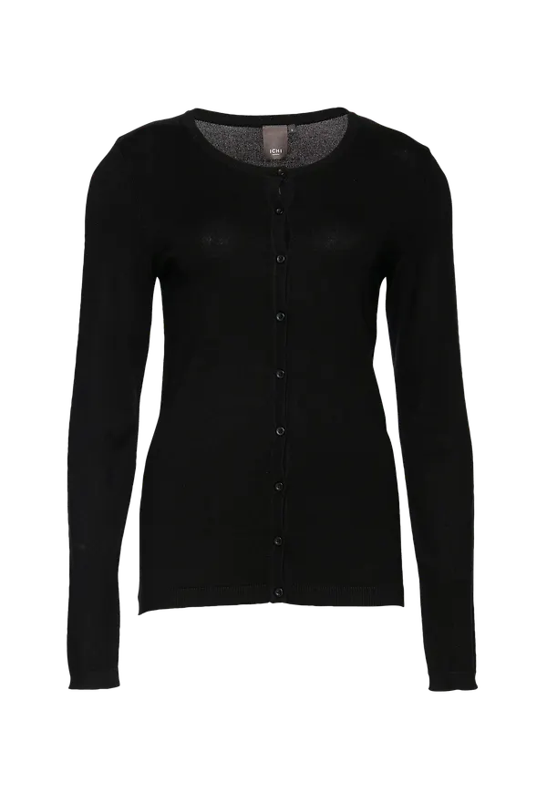 ICHI - Cardigan Mafa O Ca - Svart