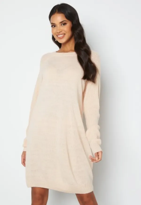 ICHI Novo Knitted Dress 133801 Crystal Gray L