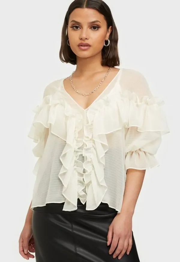 NLY Trend Just Butterflies Blouse Festblusar