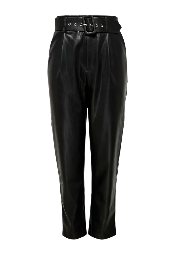 Only - Byxor onqNanny High Waist Pant Wvn - Svart