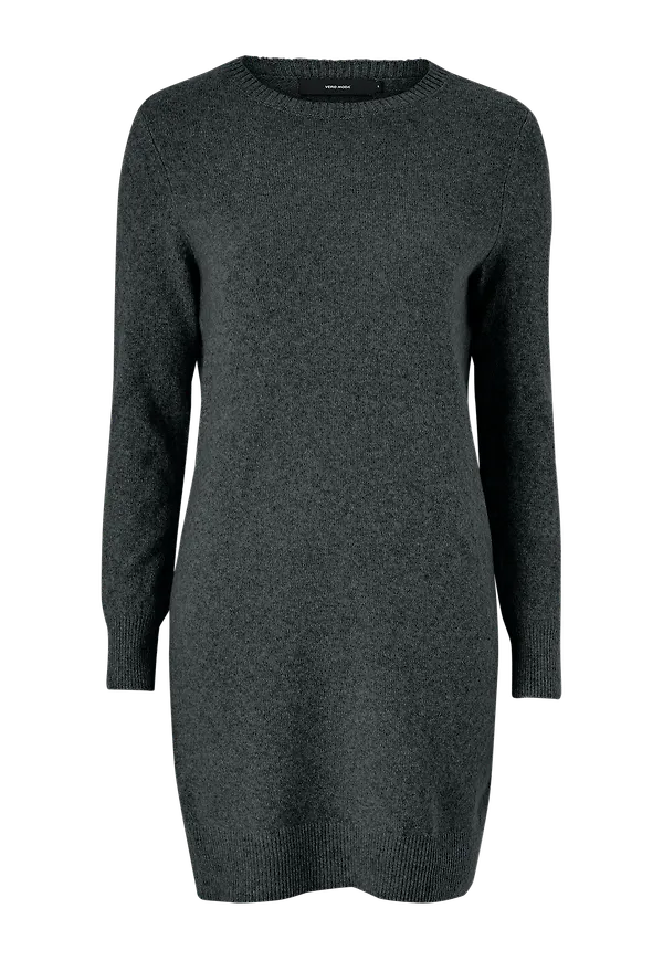 Vero Moda - Klänning vmDoffy LS O-neck Dress - Svart