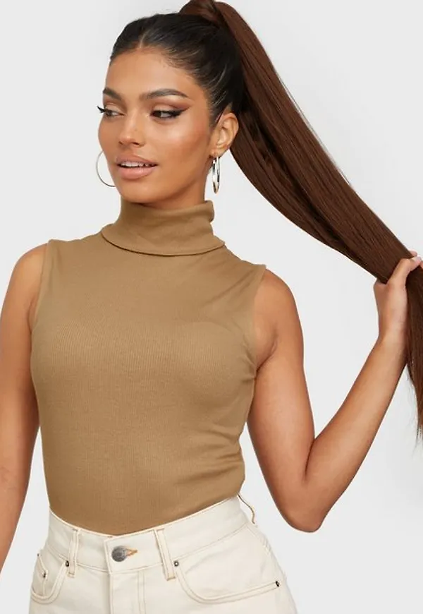 Vila Vifelia S/L Highneck Top/Ka Stickade västar
