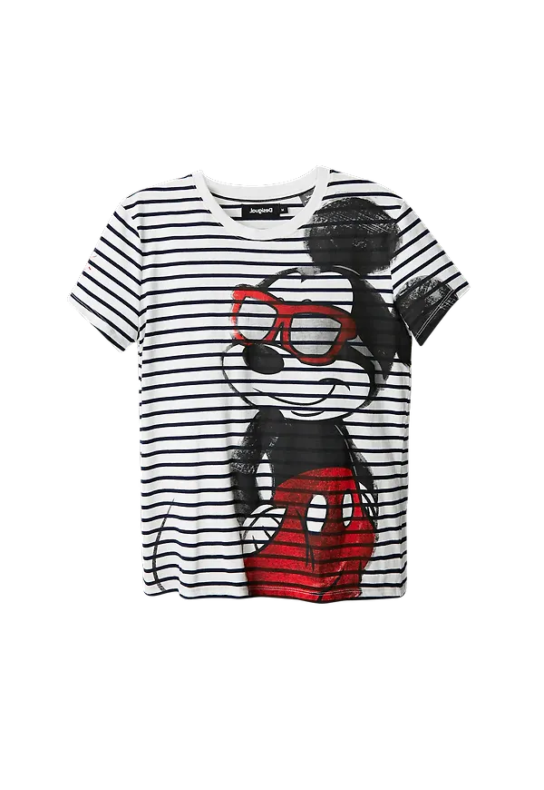 Desigual - Topp TS_Mickey Vida Chula 1000 - Vit