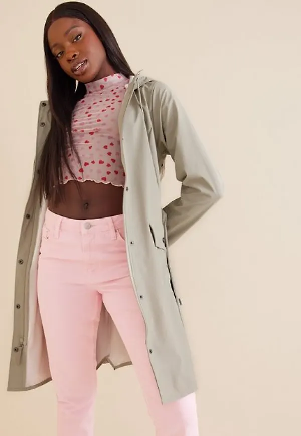 Rains Curve Jacket Regnjackor Cement