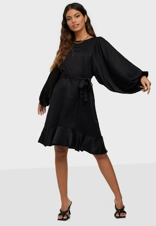 Object Collectors Item Objpetra L/S Dress 118 Långärmade klänningar Black