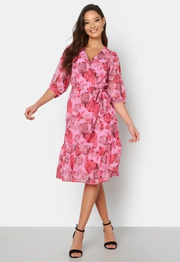 Happy Holly Linn midi dress Pink 40/42