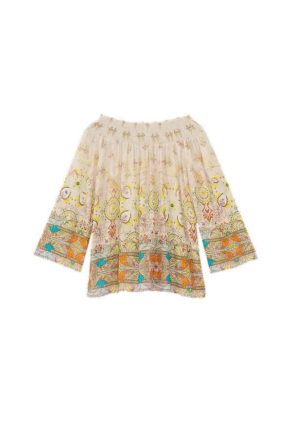 Desigual - Blus Delfos - Vit