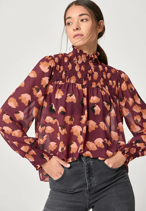 Twist & Tango - Blus Aline Blouse - Röd