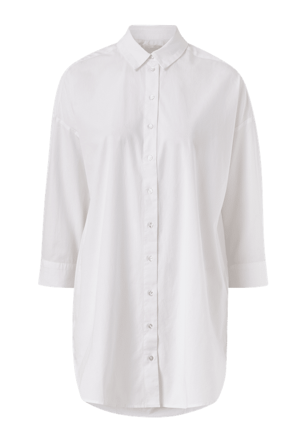 Selected FEMME - LÃ¥ngskjorta slfAmi 7/8 Long Shirt - Vit