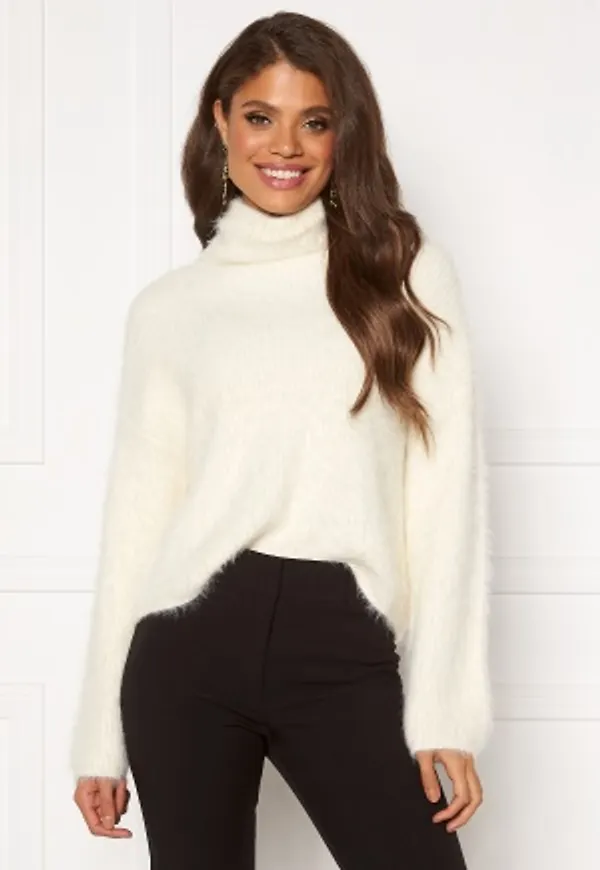 VERO MODA Poilu LS Rollneck Blouse Birch M