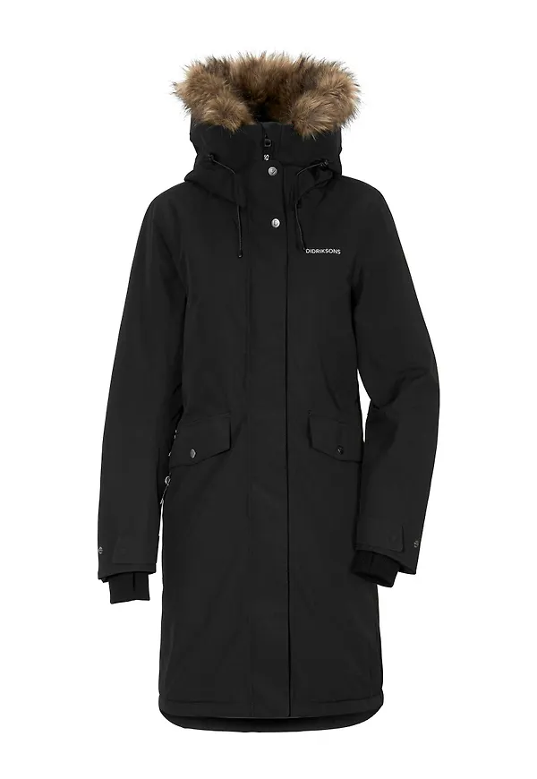Didriksons - Parkas Erika Wns Parka 2 - Svart