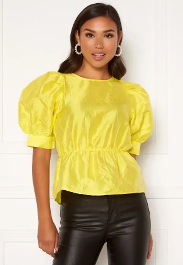 VERO MODA Gemma S/S Peplum Top Celandine M