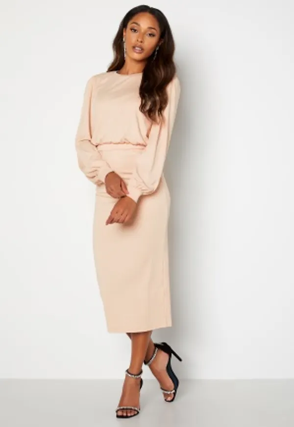 BUBBLEROOM Besa rib dress Beige L