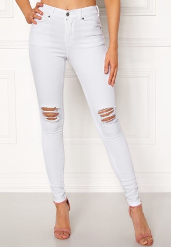 Dr. Denim Lexy White Ripped Knees XL